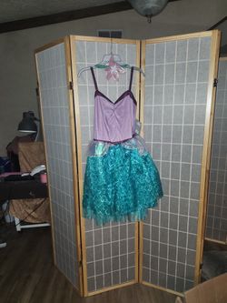 Costume Little Mermaid Dress With Hair Piece
