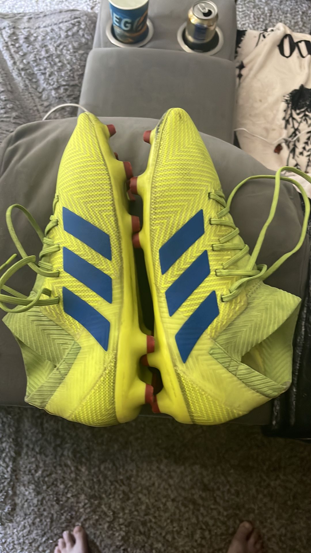Adidas Nemesis Soccer Cleats - Size 9 Men’s