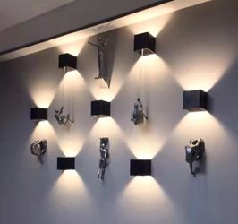 6pcs/set  Resin Wall Hanging Decor. Sculptures Figure Retro Creative