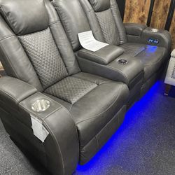 Power Reclining Sofa And  Power Reclining Love Seat On Sale