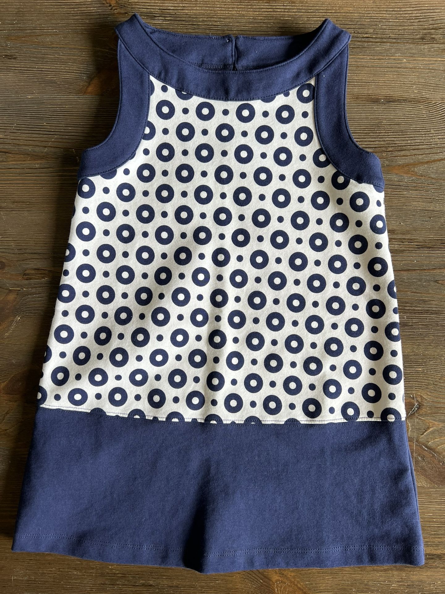 New Gymboree Dress Girls Sz 5 Navy Blue 