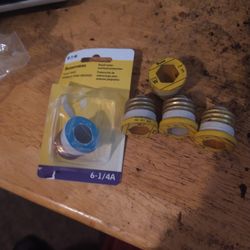 Bussman Plug Fuses 6 And 1/4 Amp And 3M