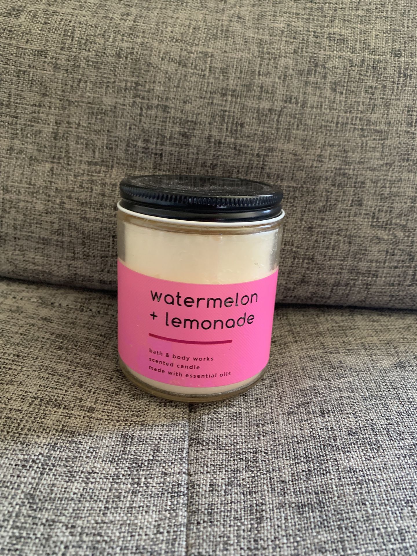 Bath & Body Works Watermelon Lemonade Scented Candle - Pink