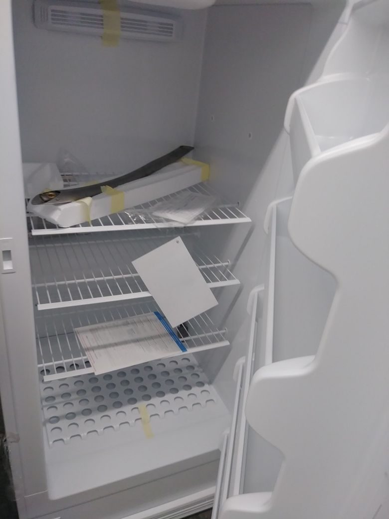 Frigidaire upright freezer in White