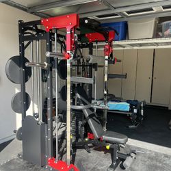 💥❗️NEW‼️FREE ASSEMBLY/DELIVERY 🔥🚚💥SMITH MACHINE✅ Complete Bundle✅