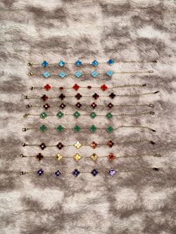 Pulseras trébol de acero inoxidable / Clover bracelet stainless steel