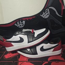 Air Jordan 1 Retro Low OG Black Toe