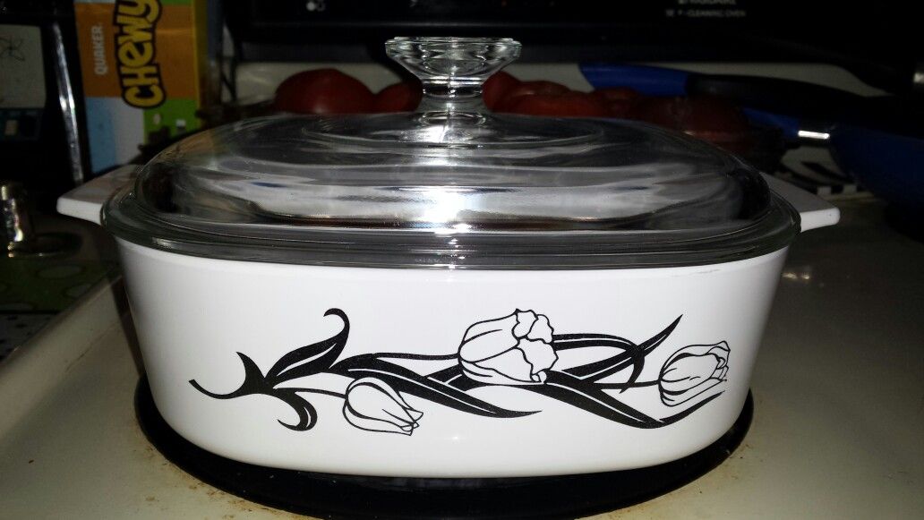 Lisa's Corningware Lyrics dish