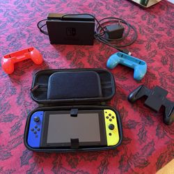 Nintendo Switch + Accessories Bundle – Great Condition