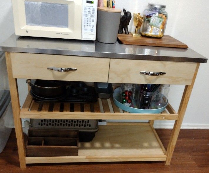Stainless Steel Top Utility Cart