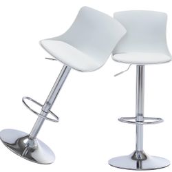 White Bar Stool x2