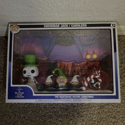 THE NIGHTMARE BEFORE CHRISTMAS SNOWMAN JACK / CAROLERS FUNKO POP