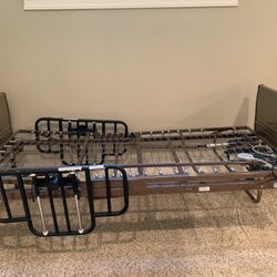 Extra Long Twin Medical Bed W/ Mattress  