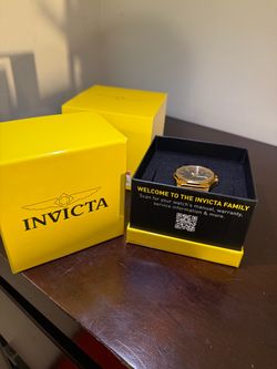 INVICTA GOLD/BLACK FACE WATCH⚜️⌚️