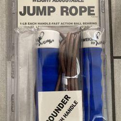 All pro weight adjustable jump rope