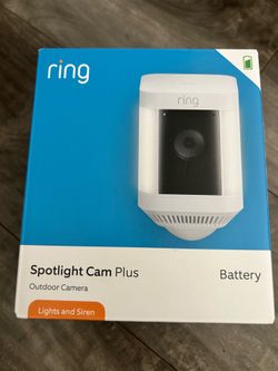 Ring Spotlight Cam Plus, Battery with Ring Outdoor Cam Plus, Battery