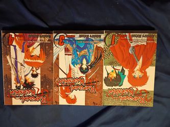 Rurouni Kenshin Manga Volumes 1, 3, 4 by Nobuhiro Watsuki