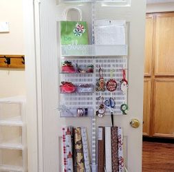 Ella Utility Door and Wall Rack Gift Wrap Station