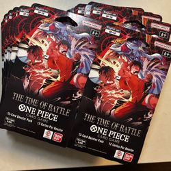The Time of Battle Sleeved Booster Pack - The Time of Battle (OP16)