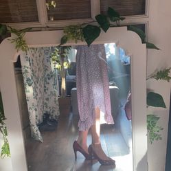 Purple Thin Shien Skirt Ruffle Ends