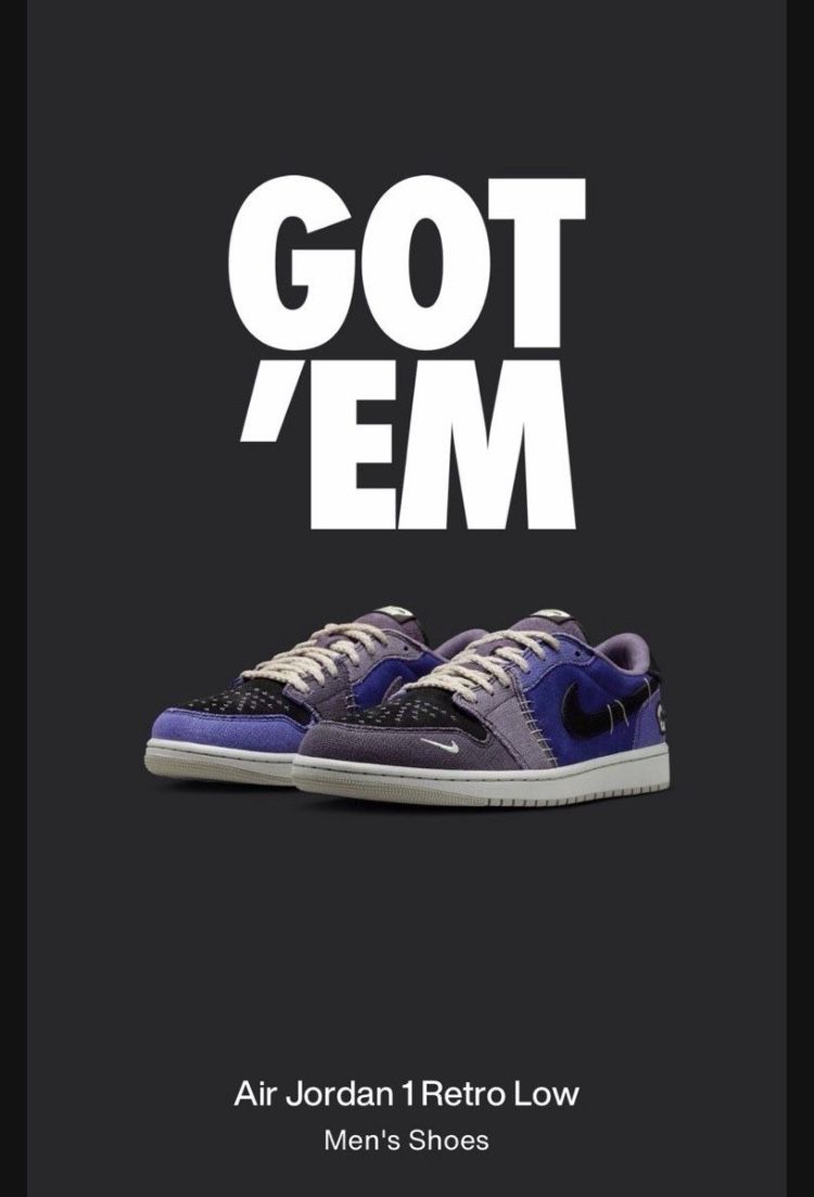 Jordan 1 Low Voodoo Zion Sneaker Size 12