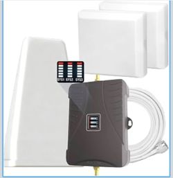 Cell Phone Booster for Home & Multi-Room, Up to 7000 Sq.Ft, Cell Phone Signal Booster for Band 5/12/13/17,Boost 5G 4G LTE 3G Data for All U.S. Carrier