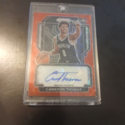 CAMERON THOMAS   ROOKIE  BIG TIME AUTO  