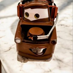 Disney's Pixar Movie Cars Diecast Race Team Mater With Headset