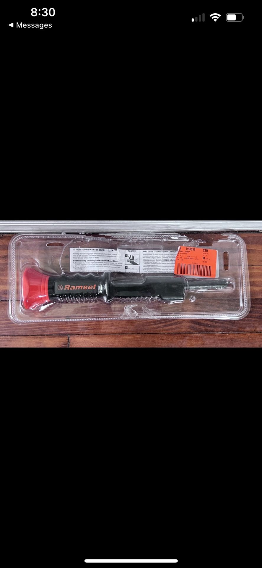 Ramset 00022 HammerShot 0.22 Caliber Single Shot Tool