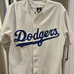 Genuine Majestic Dodger Jersey Mens