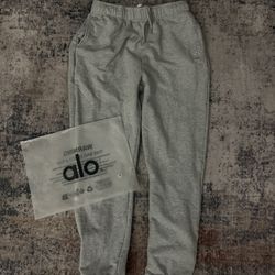 Grey Alo Cuffed Sweats 