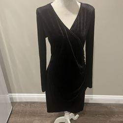 Black Velvet Dress 