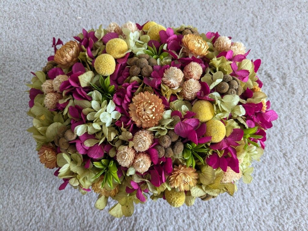 Dried Floral Tabletop Centerpiece
