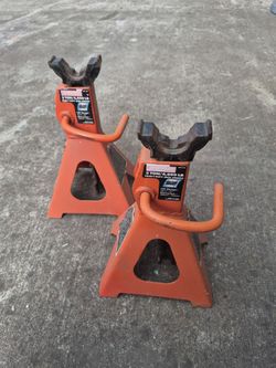 2 Husky 3 ton/6000 lb jack stand