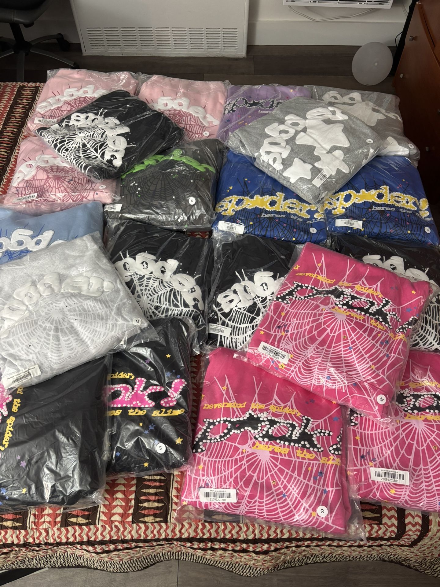 Brand New Spider Hoodies