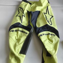 New official alpinestars motocross racer hoen pants size 28