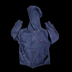 Polo Ralph Lauren/  Cotton, Fleece Lined Full Front Zip Hoodie/ Kids Size 4T  
