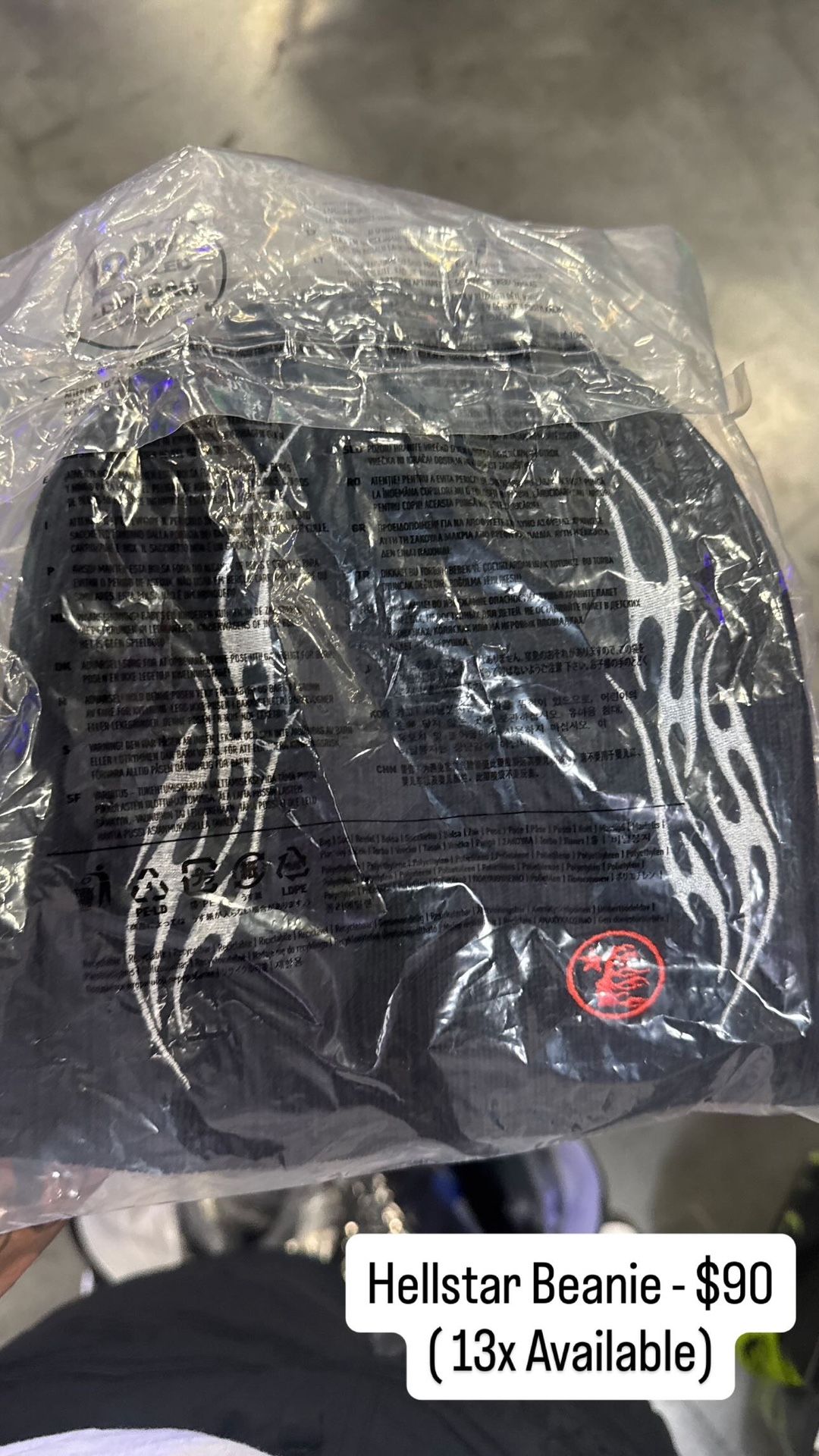 Hellstar adidas beanie ( Complexcon exclusive )