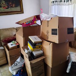 Boxes of Clothes, Shoes, Accessories & Electronics 
