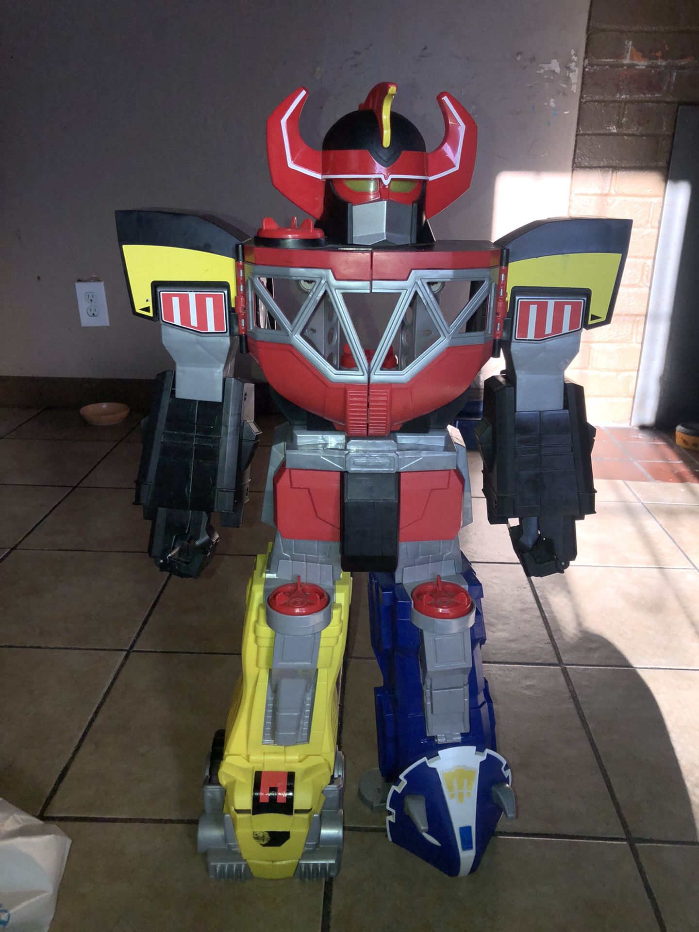 Mighty Morphin' Power Rangers Megazord Fisher-Price Imaginext 2015 Large 27" Toy