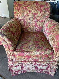 Upholstered chair, very sturdy, very comfortable
