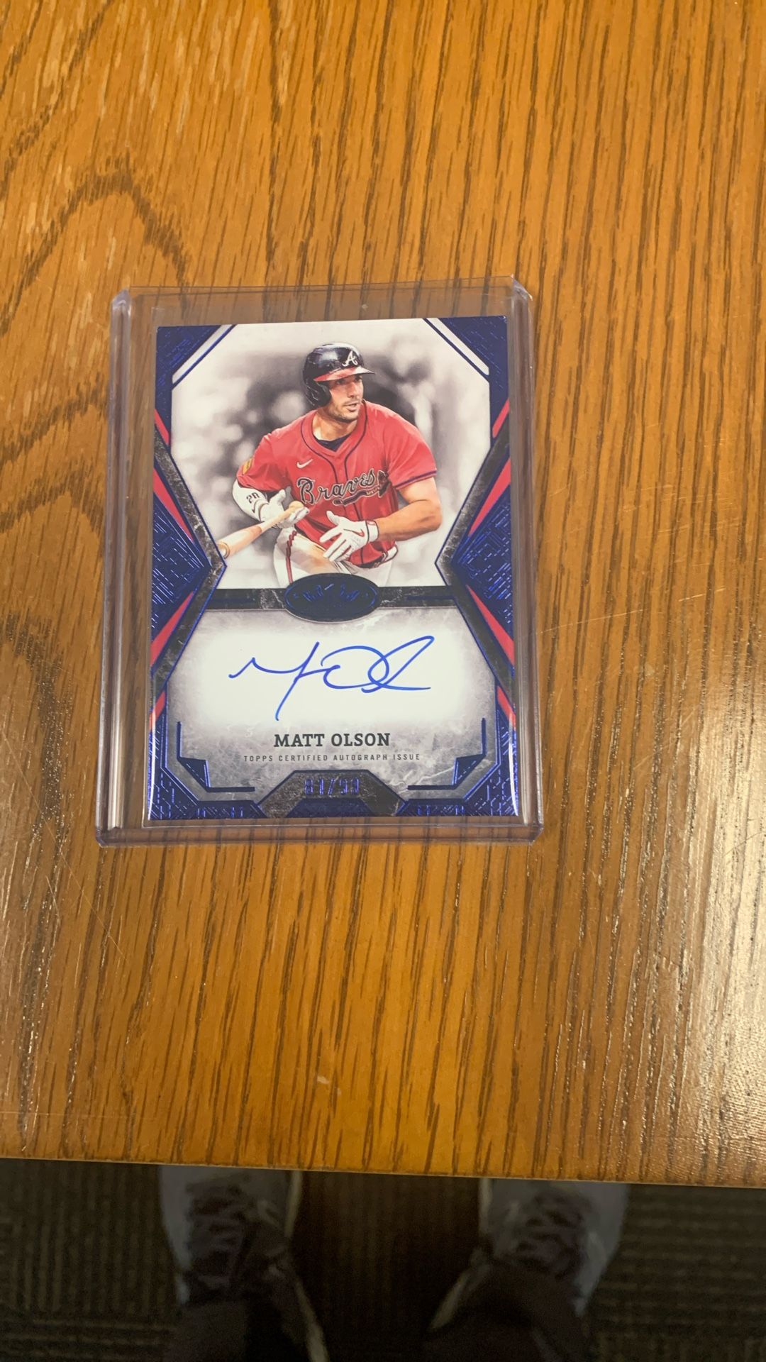 2025 Topps Tier One Matt Olson