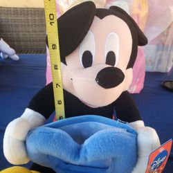 Mickey Mouse Plush Doll with ❤️ frame