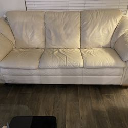 Leather Three Piece couches