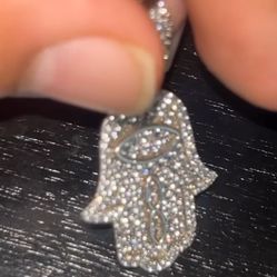 Hamsa Hand pendant 🪬 with chain