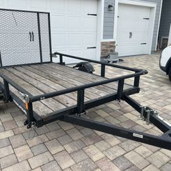 2023 Heavy Duty Utility Trailer 5x8 With Ramp 