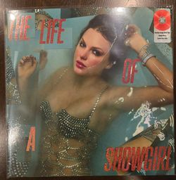 Taylor Swift The Life of a Showgirl Orange Glitter Vinyl - $20 Firm