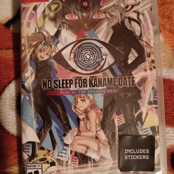 No Sleep For Kaname Date Nintendo Switch Brand New  Stand Alone Game 