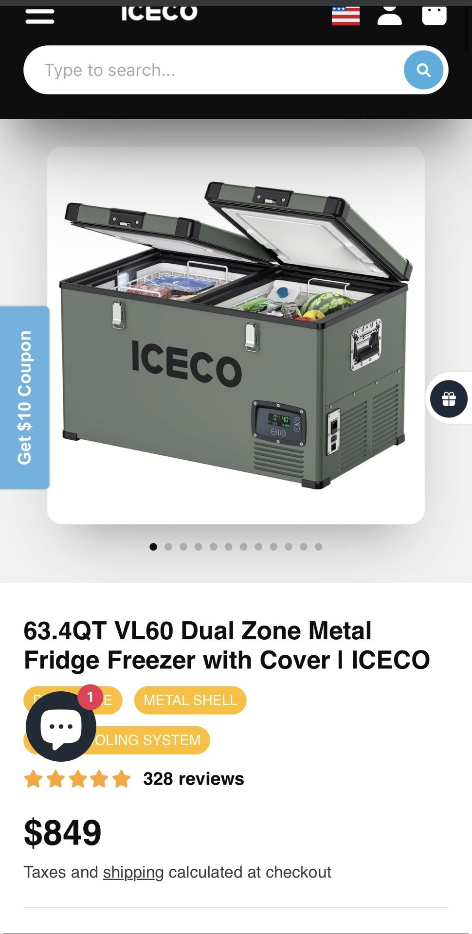 Iceco Refrigerator VL60