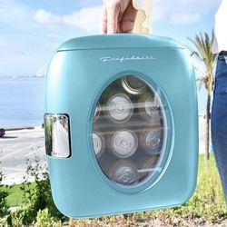 Frigidaire Retro Mini Portable Compact Personal Fridge 9 Liter Capacity 12 Cans